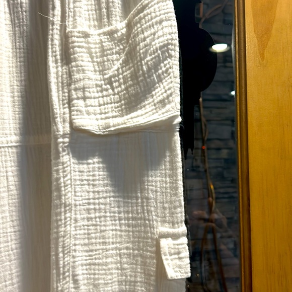 NWT White Gauze Lightweight Pants Size Mefium - Picture 5 of 5